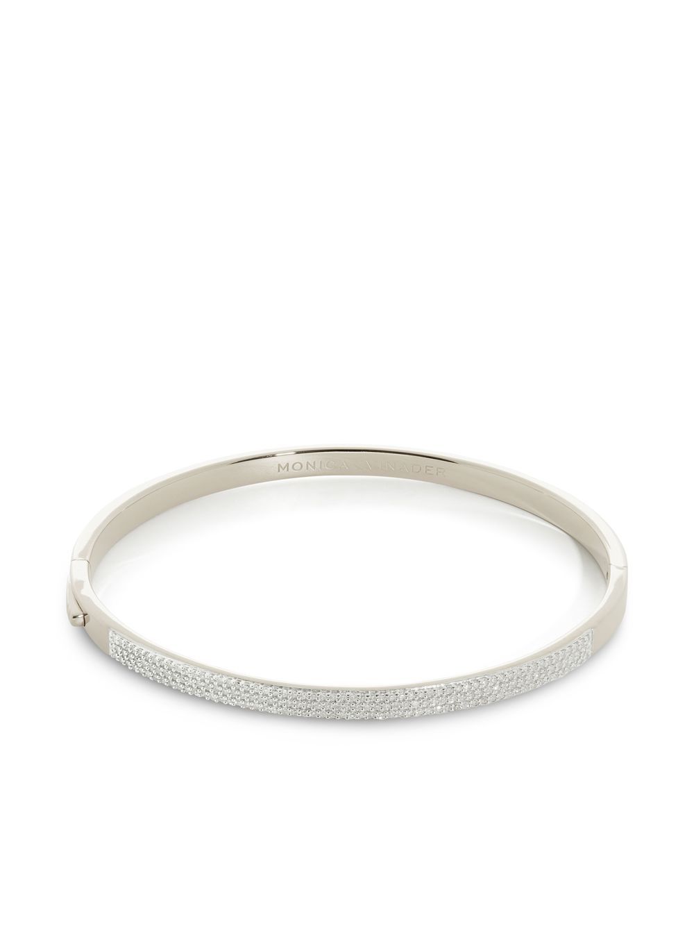 Monica Vinader Essential diamond pave bang