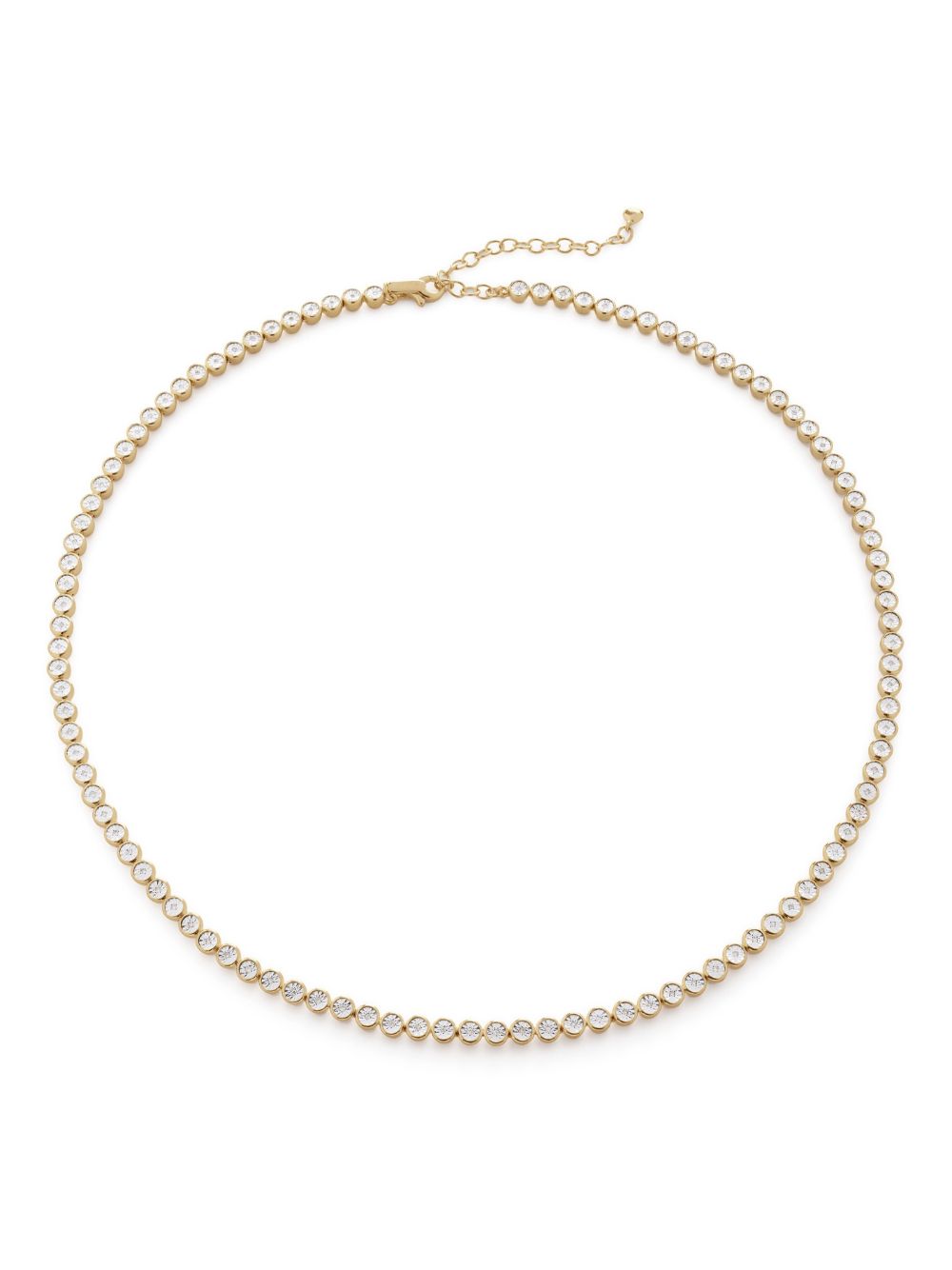 Monica Vinader Diamond Essentials tennis necklace