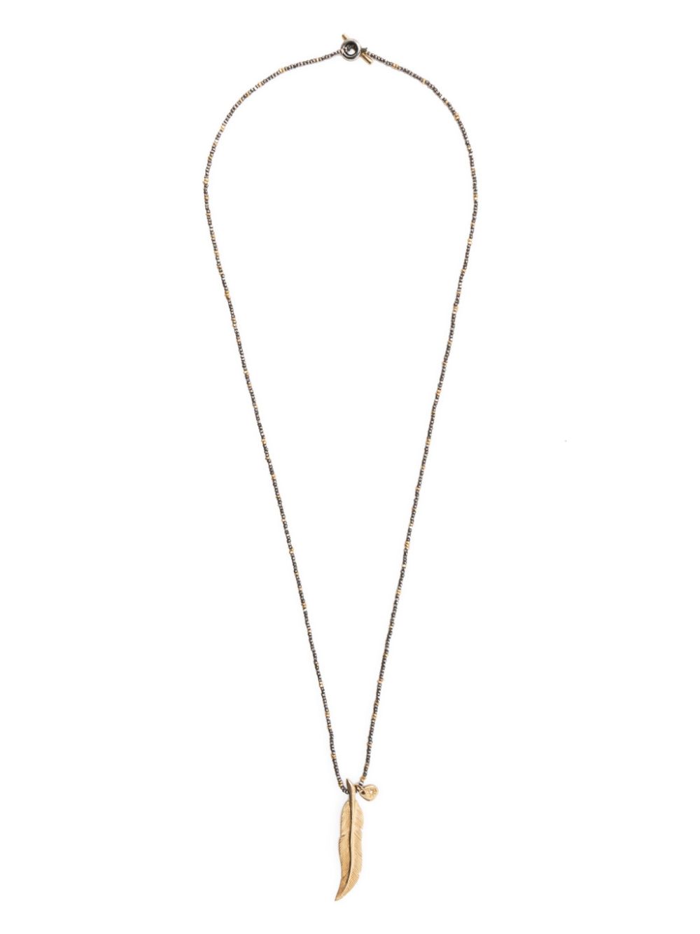 M.Cohen 24kt gold pendant necklace