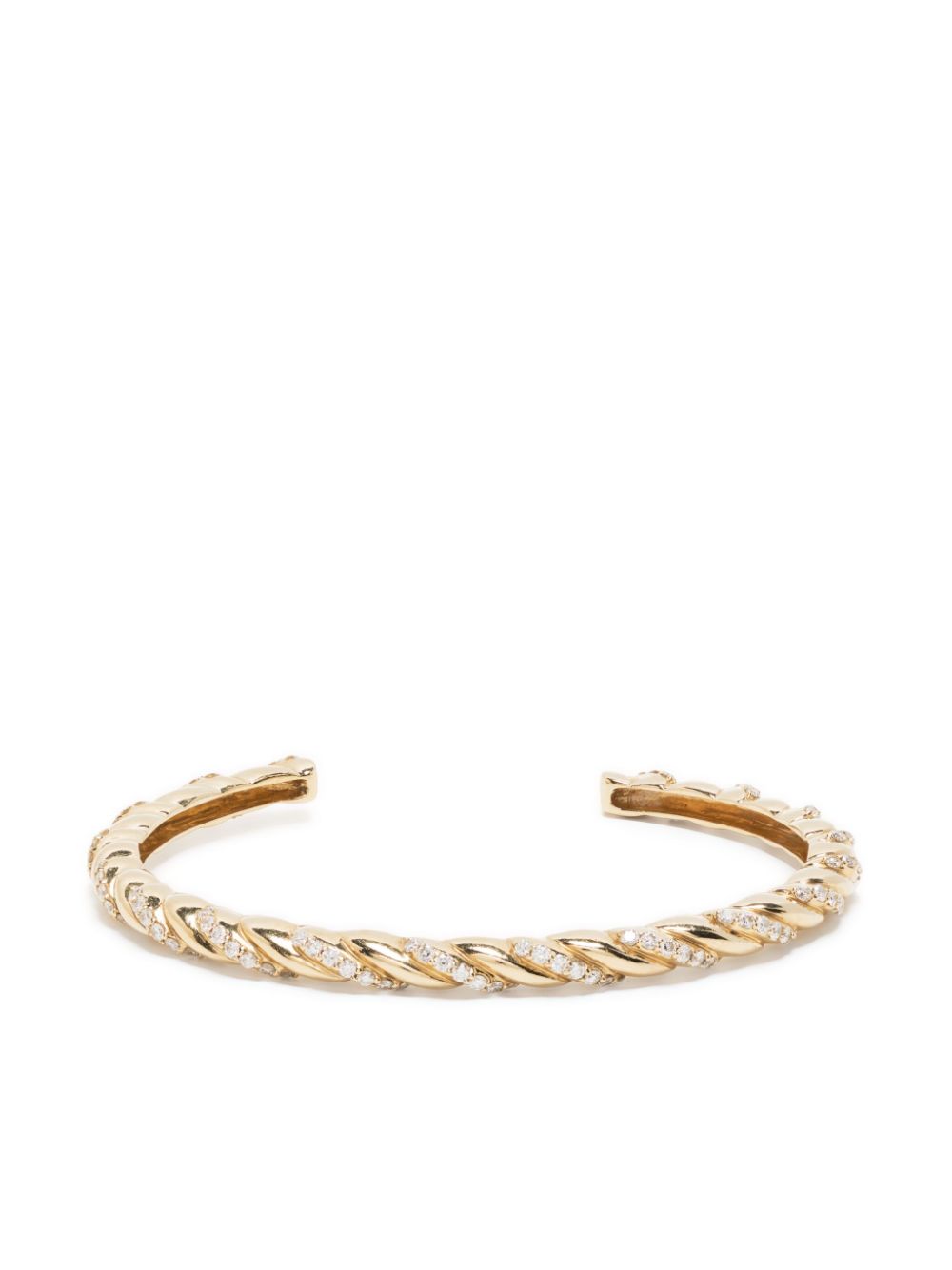 Lucy Delius Jewellery Twisted Diamond rope cuff