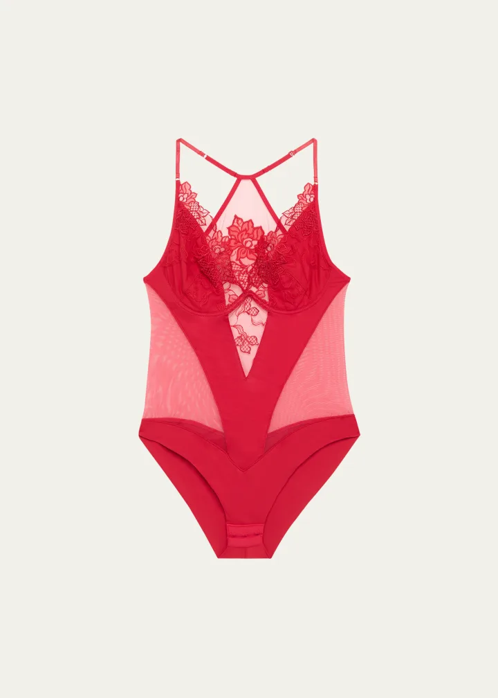Lise Charmel Adorable En Sexy Embroidered Bodysuit